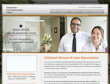 Tablet Screenshot of chilliwack-skincare.com